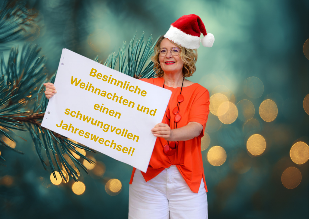 Besinnliche Weihnachten und einen schwungvollen Jahreswechsel